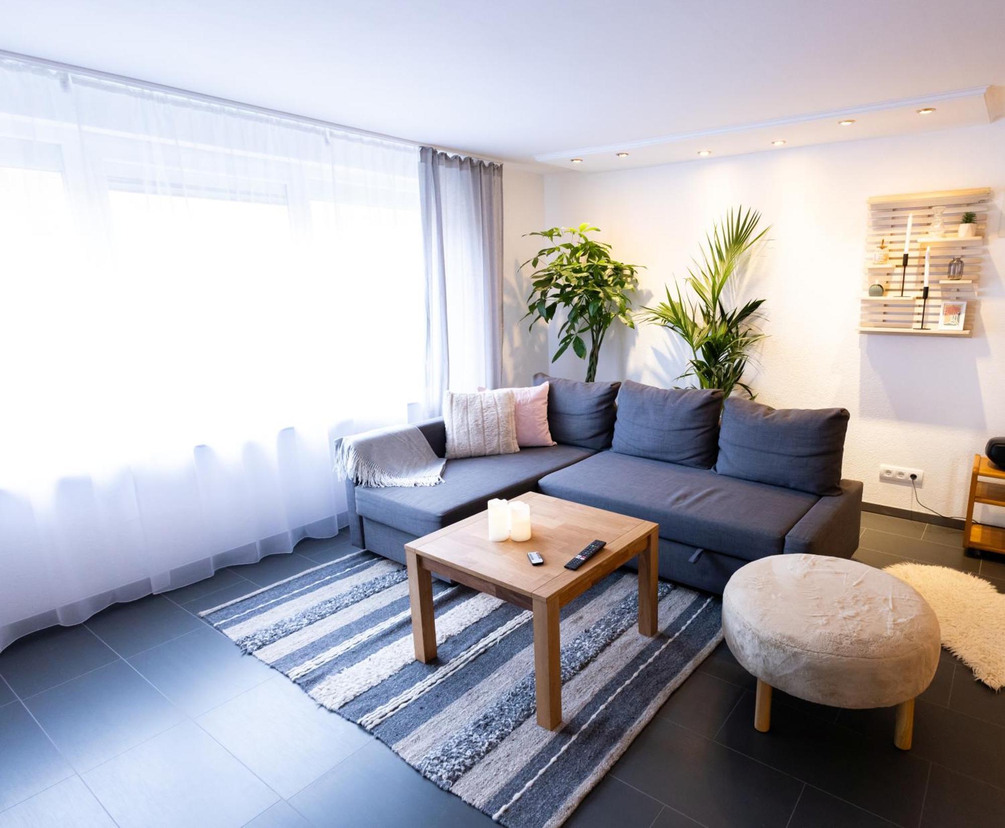 Appartement Grosse Schoene Mit Kleinem Garten Im Weinort *